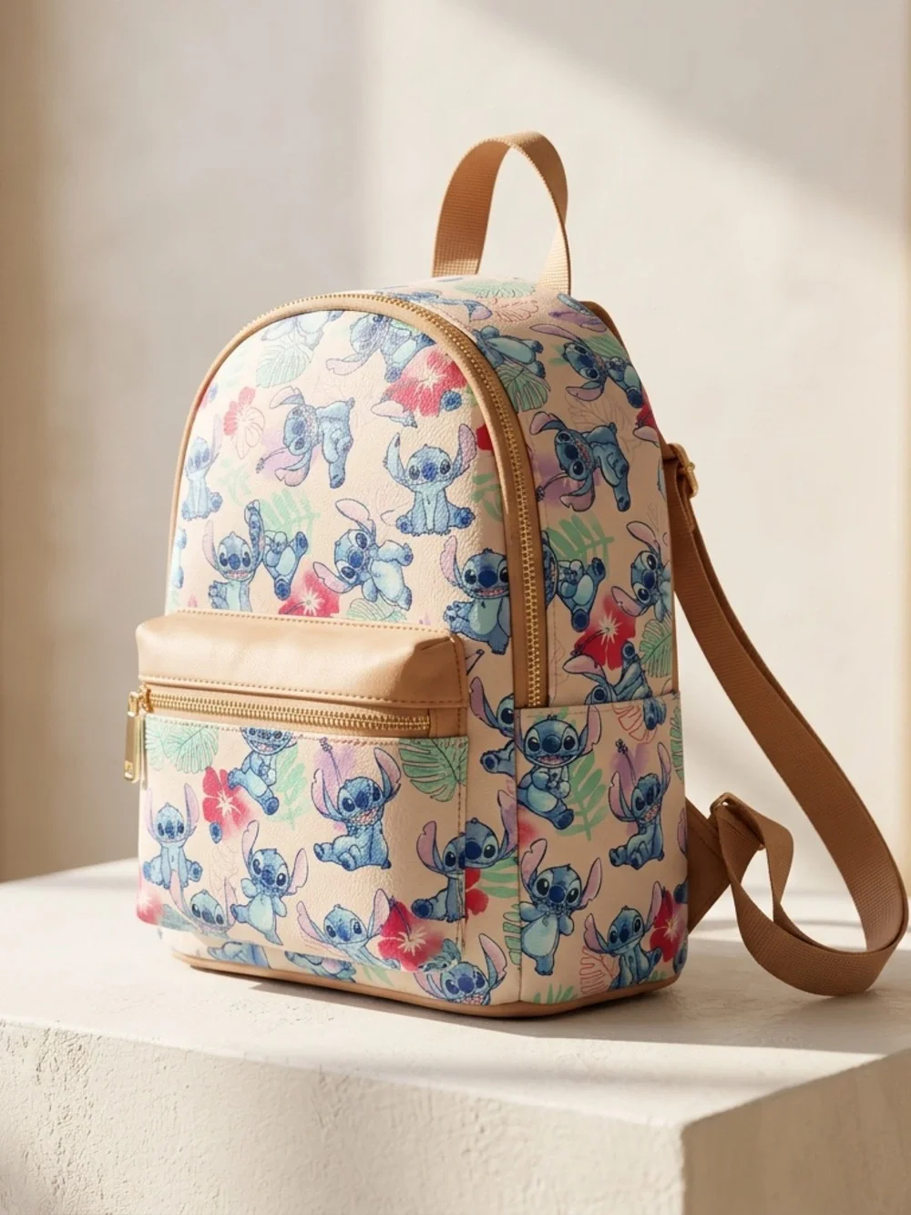 Disney Lilo & Stitch Floral Print Mini Backpack